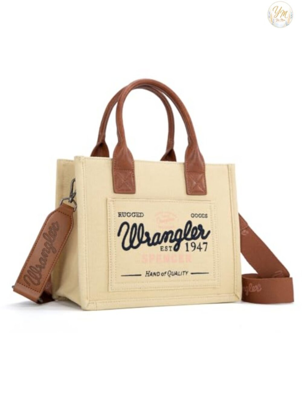 Montana West Wrangler Tote Canvas Top Handle Purse